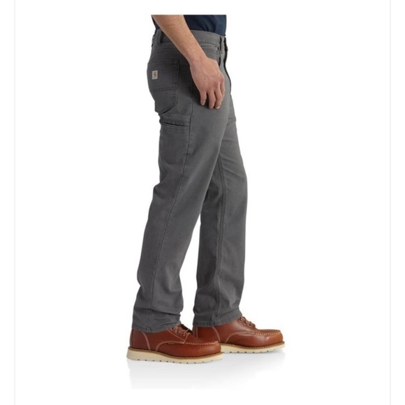 Carhartt Gray Canvas Relaxed Fit Pants 52 x 32 - Picture 1 of 9